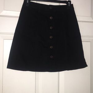 Black circle skirt